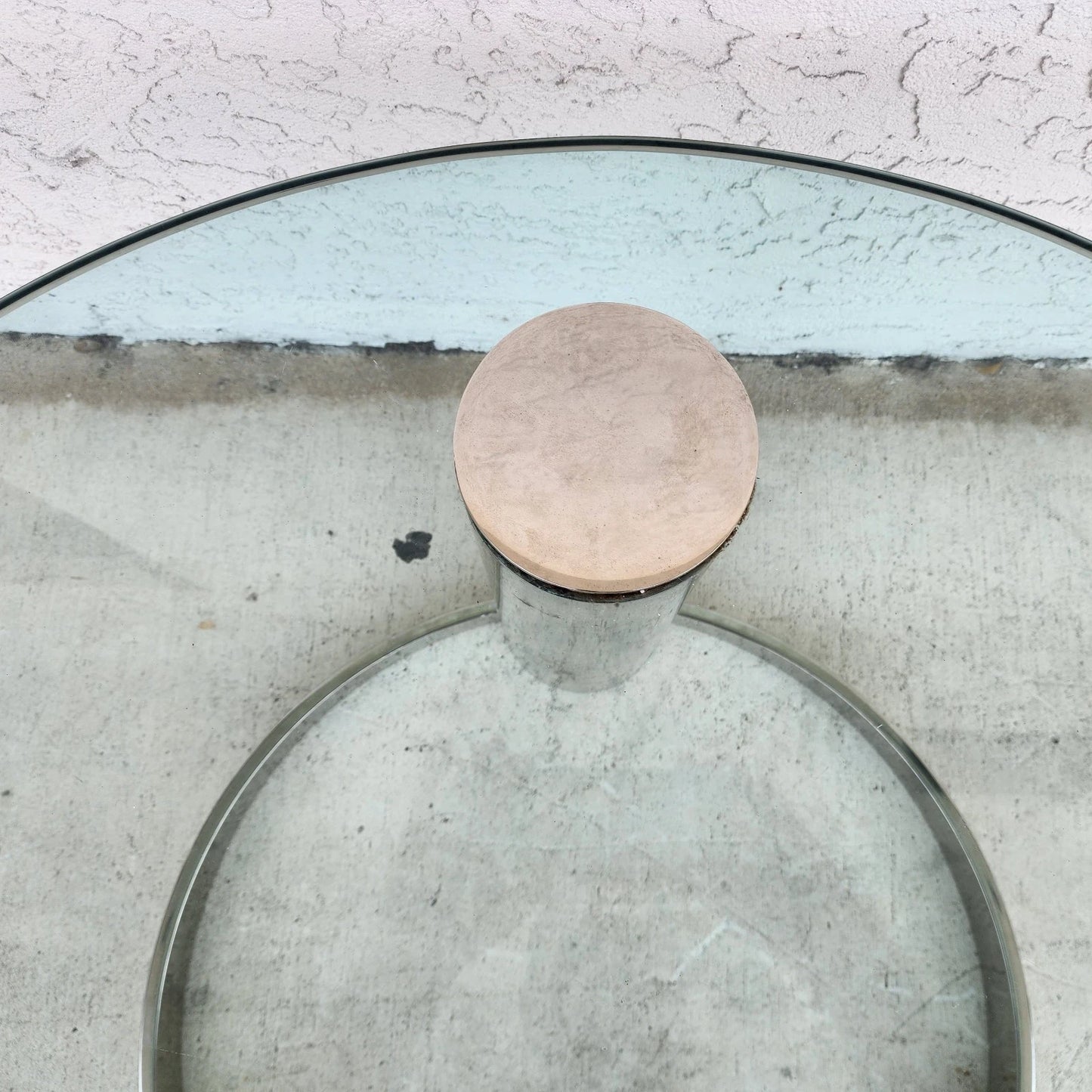 MCM Chrome Coffee Table by Leon Rosen for Pace 1970s