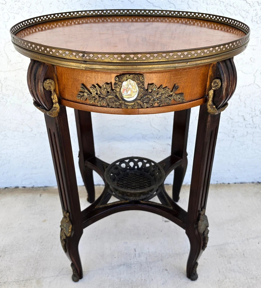 Antique 19th Century Louis XVI Revival Bouillotte Side Center Table