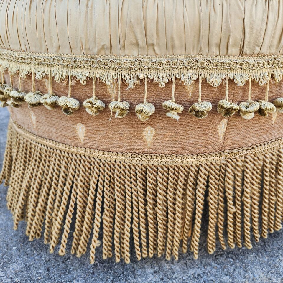 Carole Hicks Bolton Style Ottoman Pouf