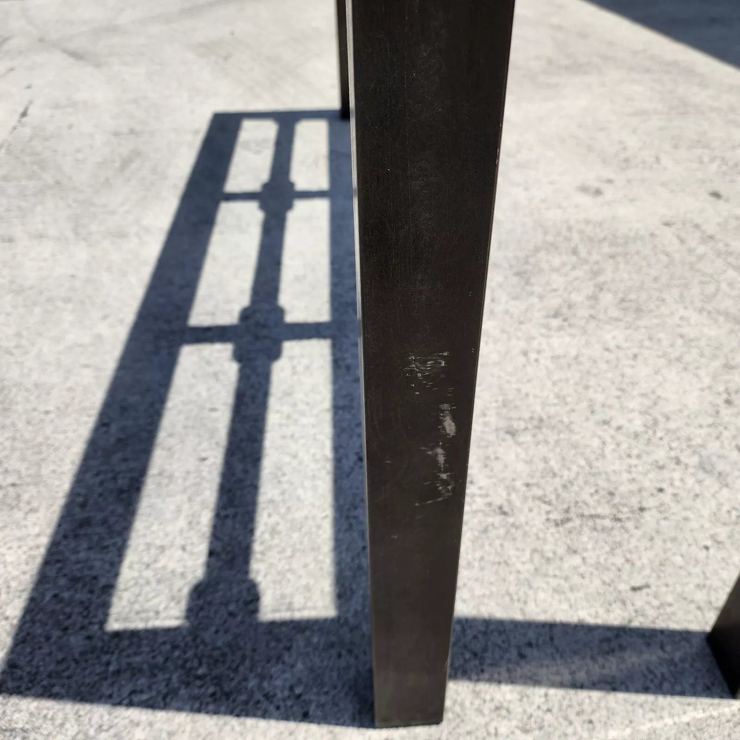 MCM Brutalist Console Sofa Table 1960s