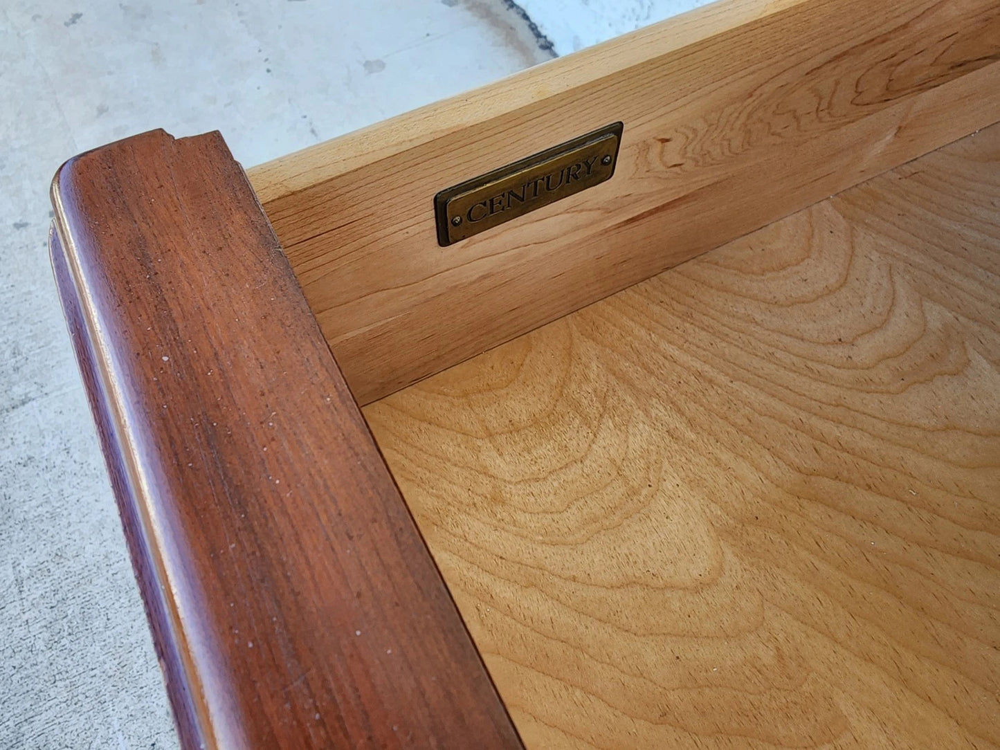 Vintage Century Furniture Bombe Chest of Drawers