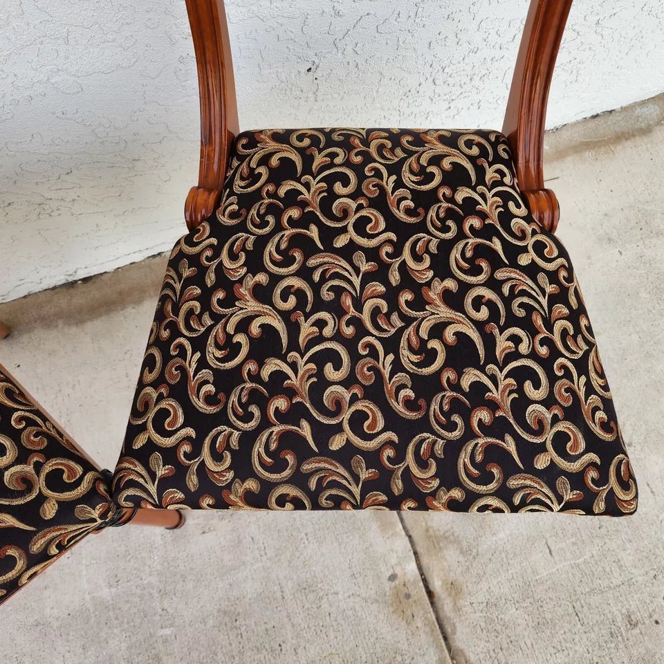 Pair of Biedermeier Empire Chairs Burl