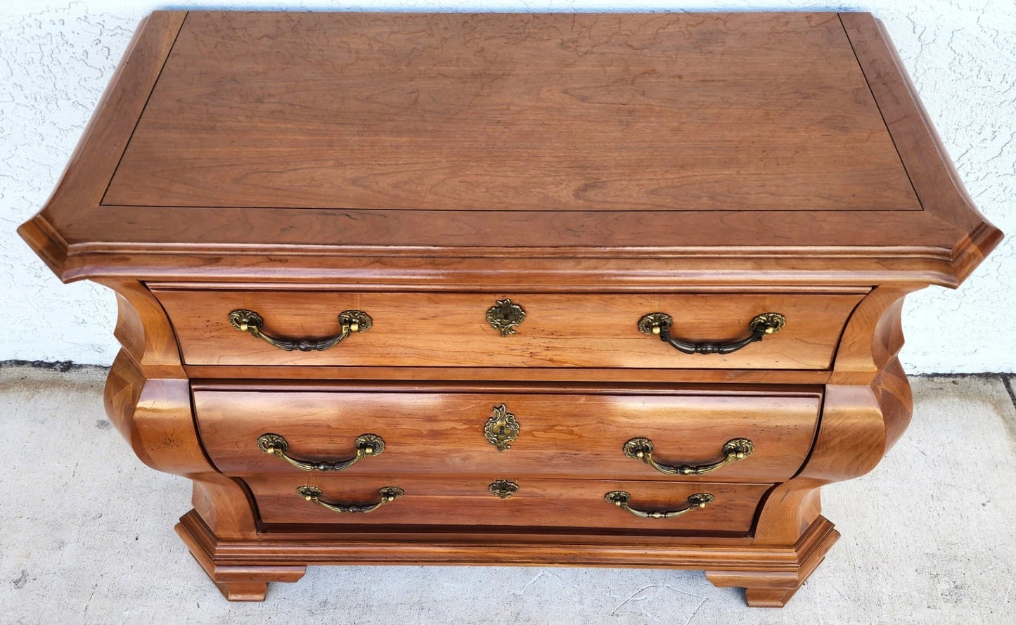 Vintage Century Furniture Bombe Chest of Drawers