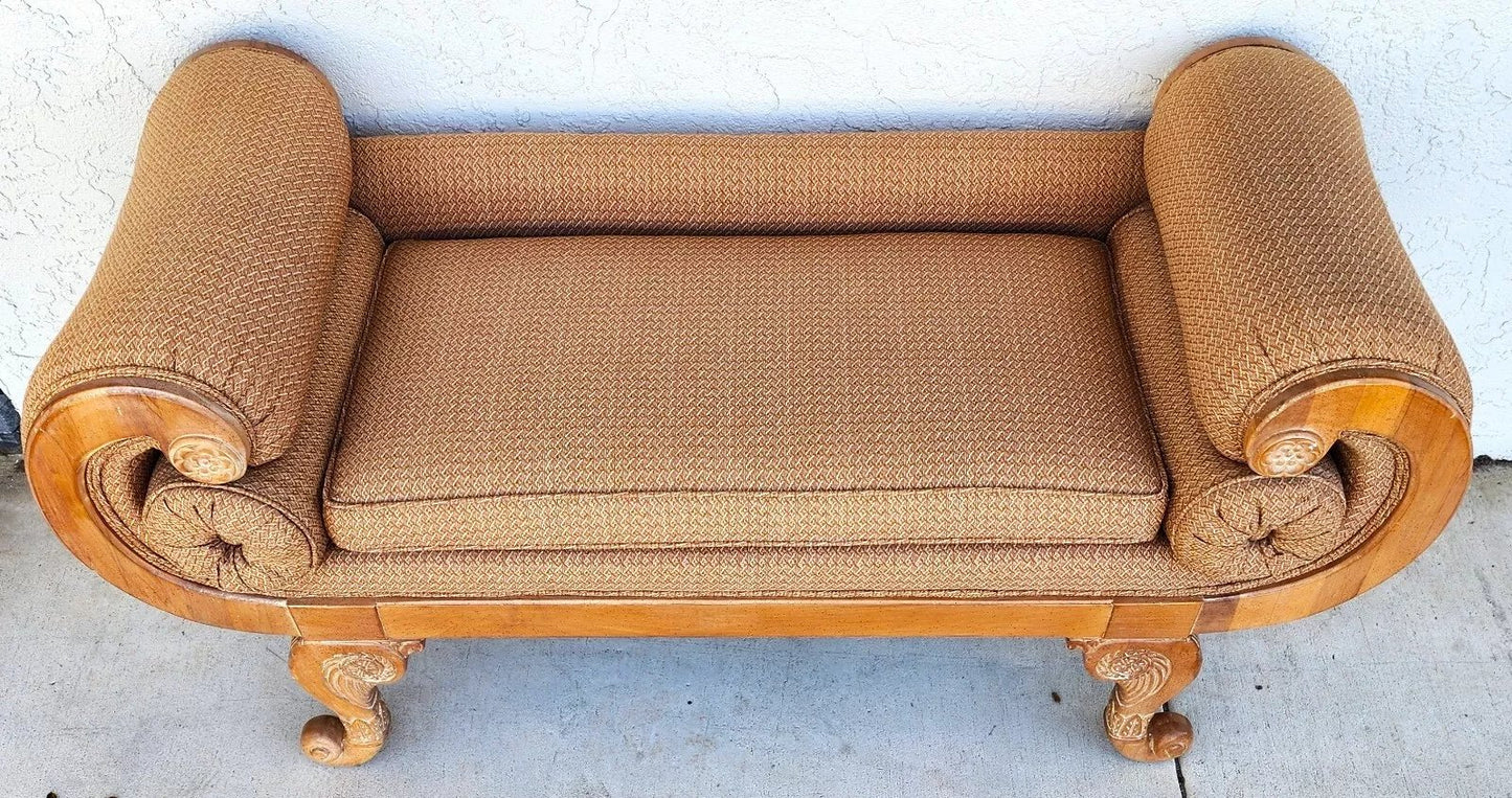 Vintage French Empire Bench