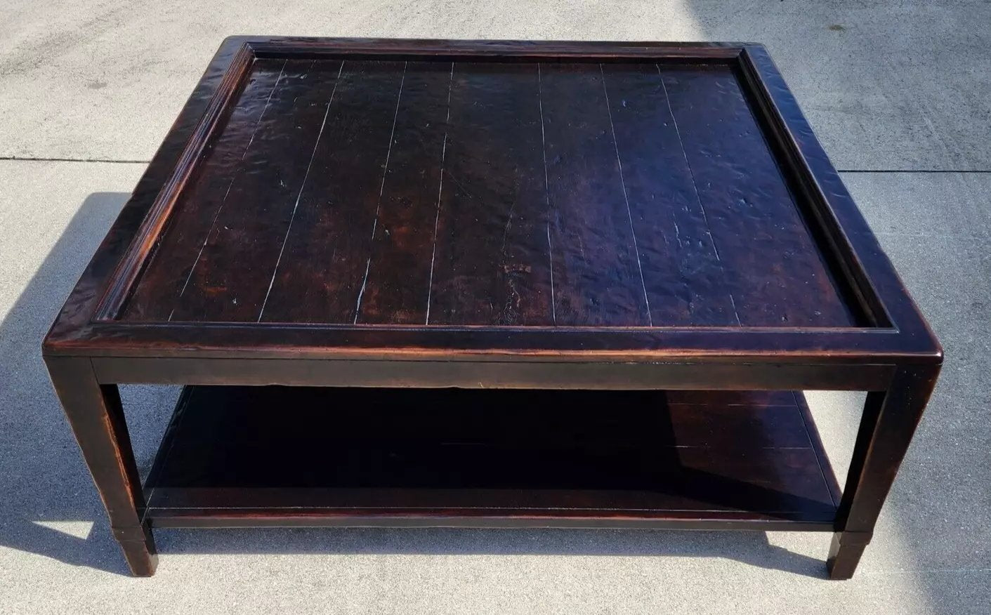 Bernhardt Vintage Patina Coffee Cocktail Table 48"