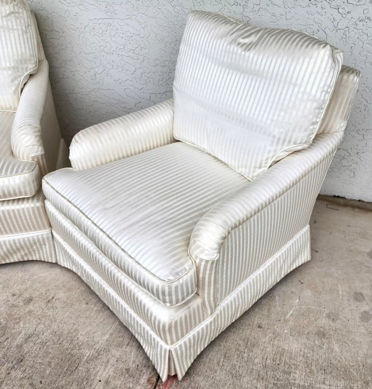 Vintage BAKER Club Chairs Pair