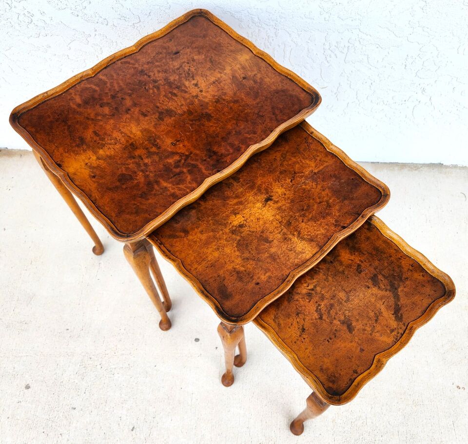 English Nesting Tables by Bevan Funnell Reprodux