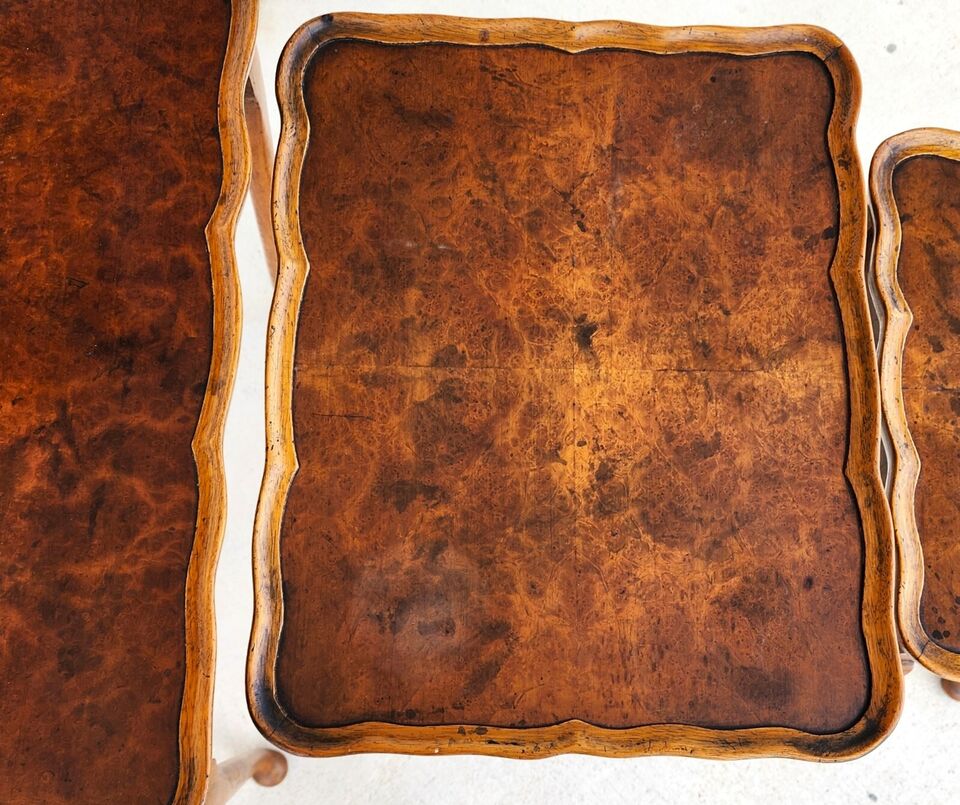 English Nesting Tables by Bevan Funnell Reprodux