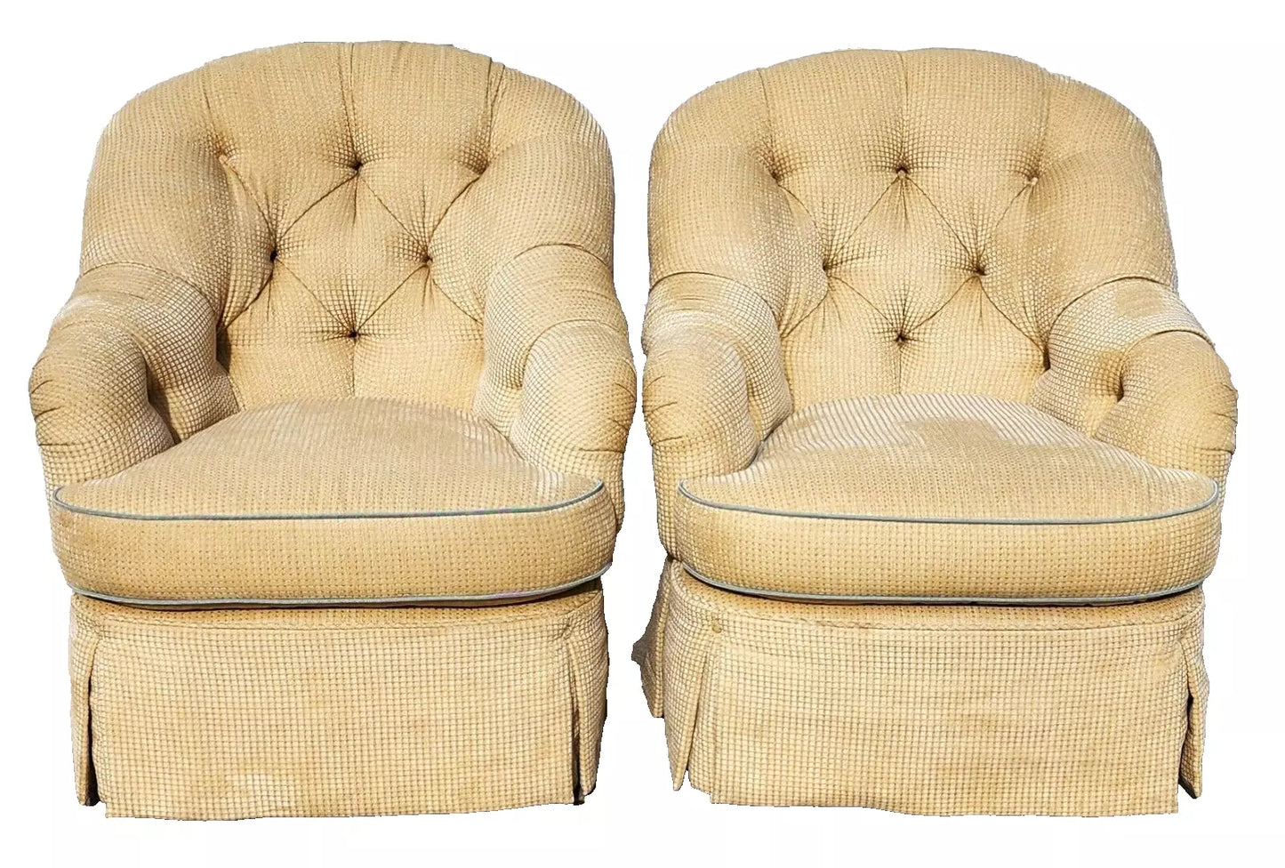CENTURY Furniture Club Chairs English Oversized Pair