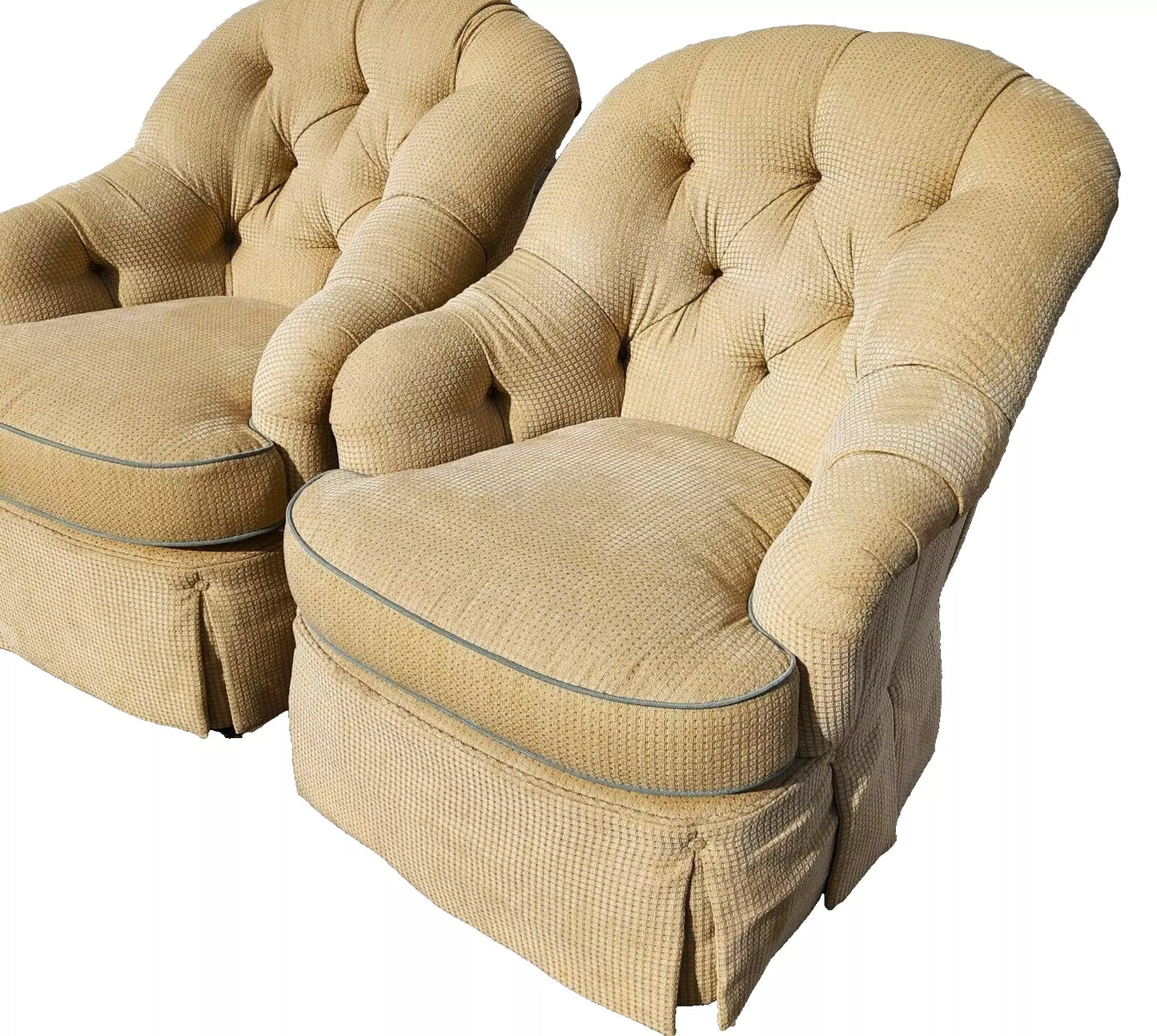 CENTURY Furniture Club Chairs English Oversized Pair