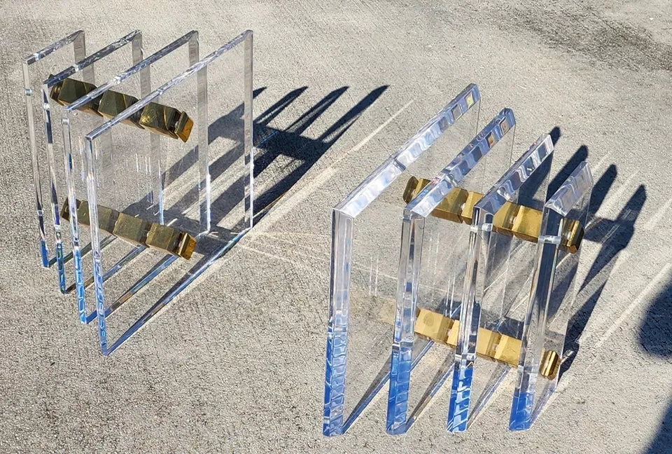 Charles Hollis Jones Lucite Coffee Table