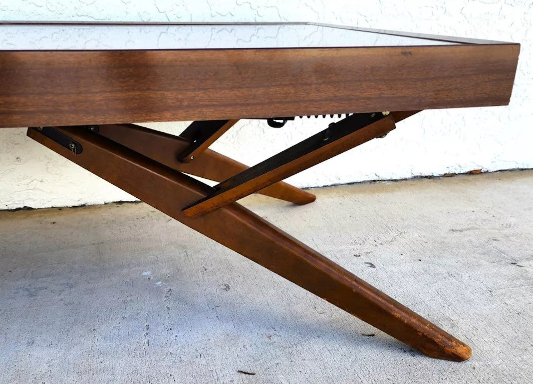 Vintage MCM Coffee Converts To Dining Table by CASTRO CONVERTIBLE