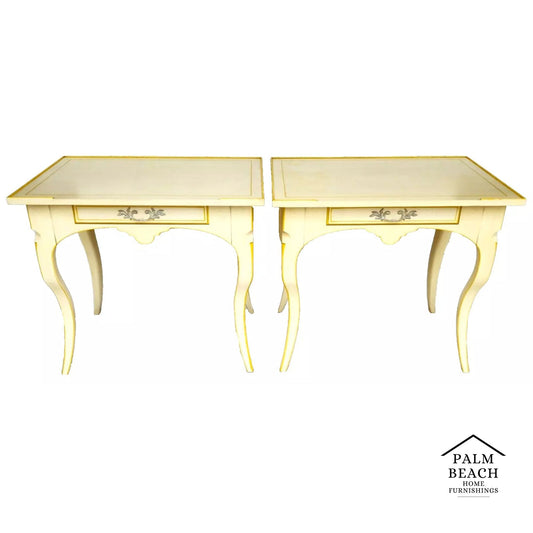 BAKER French Bedside End Tables - Pair
