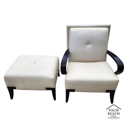 Michael Wolk Farrah Chair & Ottoman
