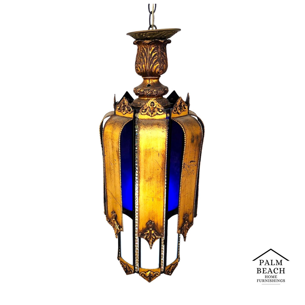 Mid Century Spanish Pendant Light Chandelier