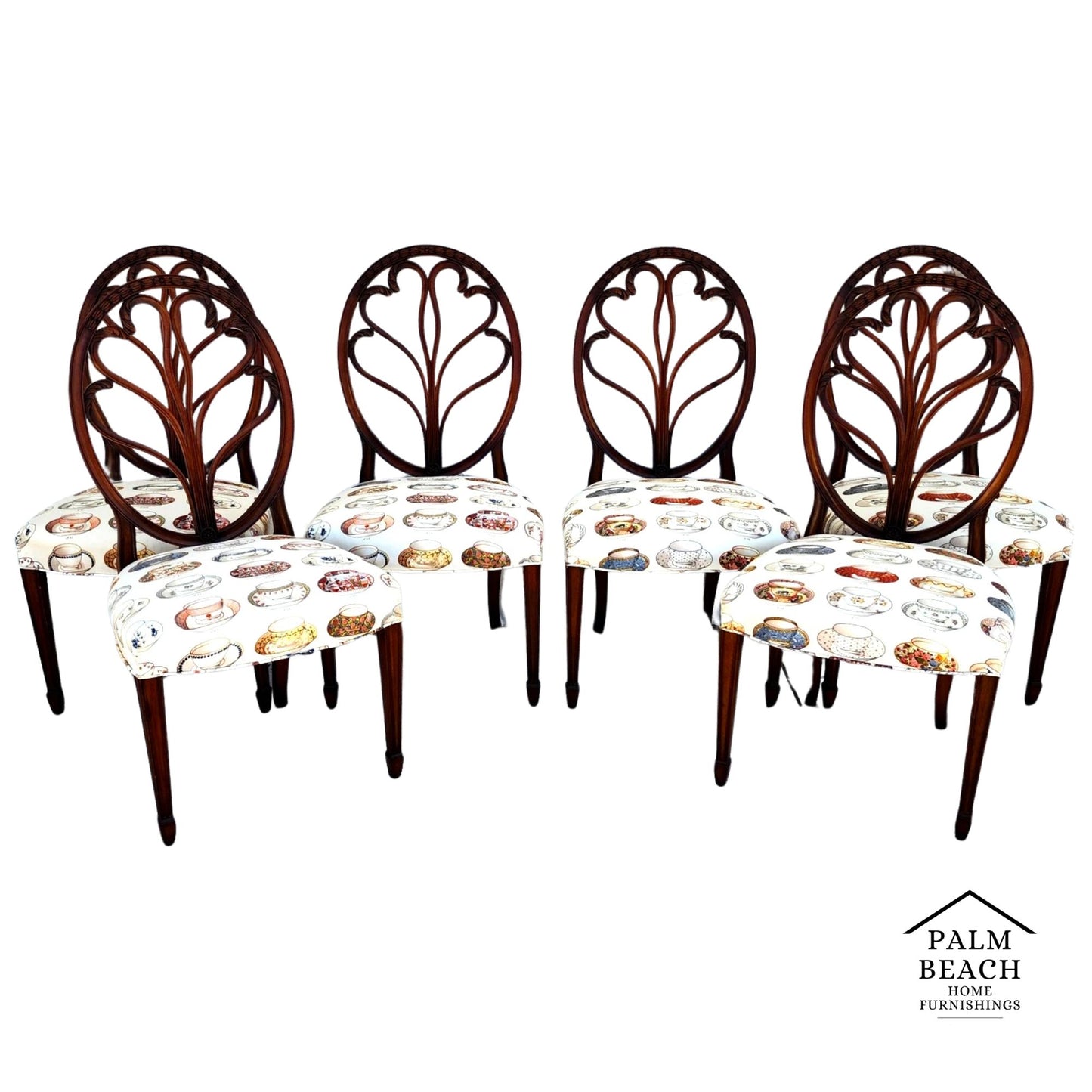 Patrick Frey Georgian Sweetheart Dining Chairs