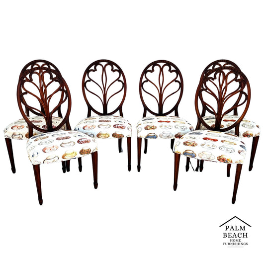 Patrick Frey Georgian Sweetheart Dining Chairs
