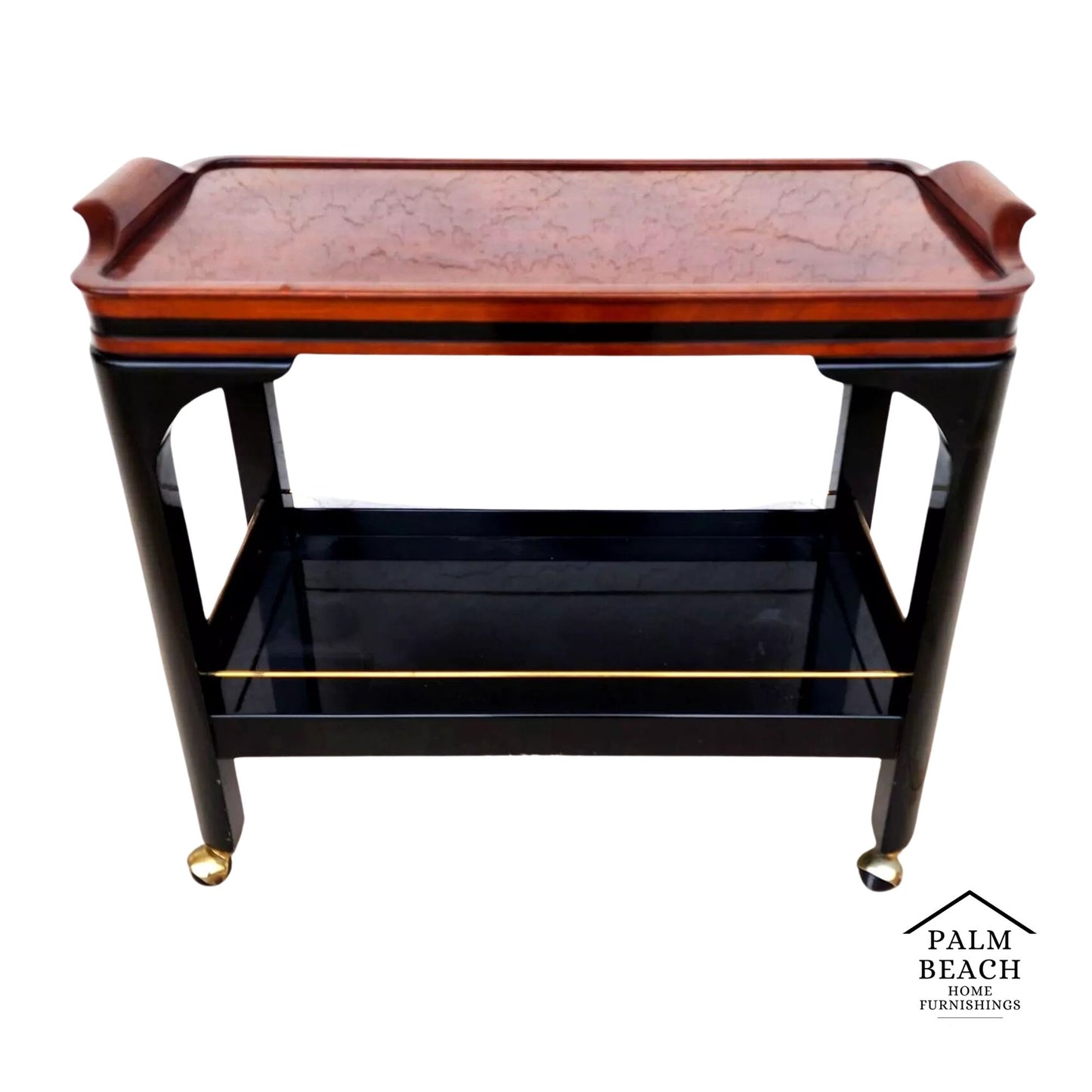 Paul M Jones Serving Bar Cart Rolling 1960s