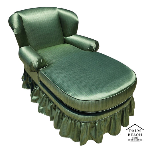 Vintage Chaise English Wingback Style