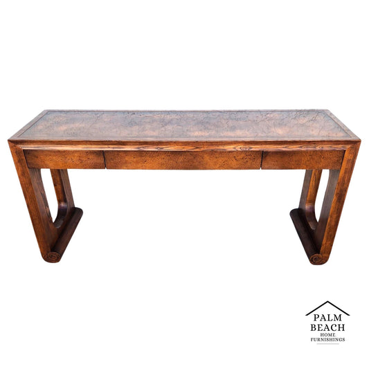 Henredon Circa East Console Table Bar Desk