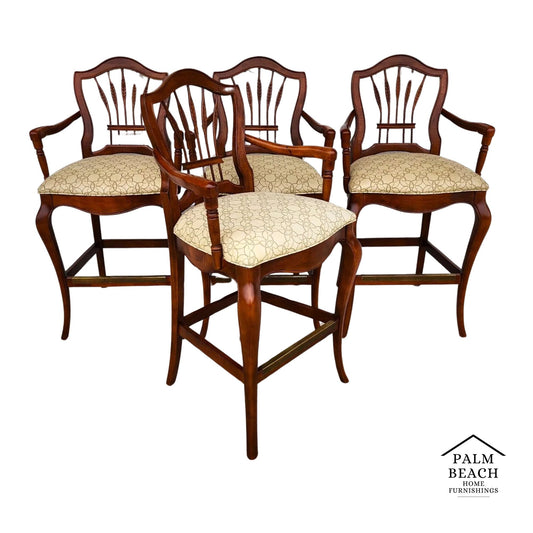 French Country Wheatback Bar Stools