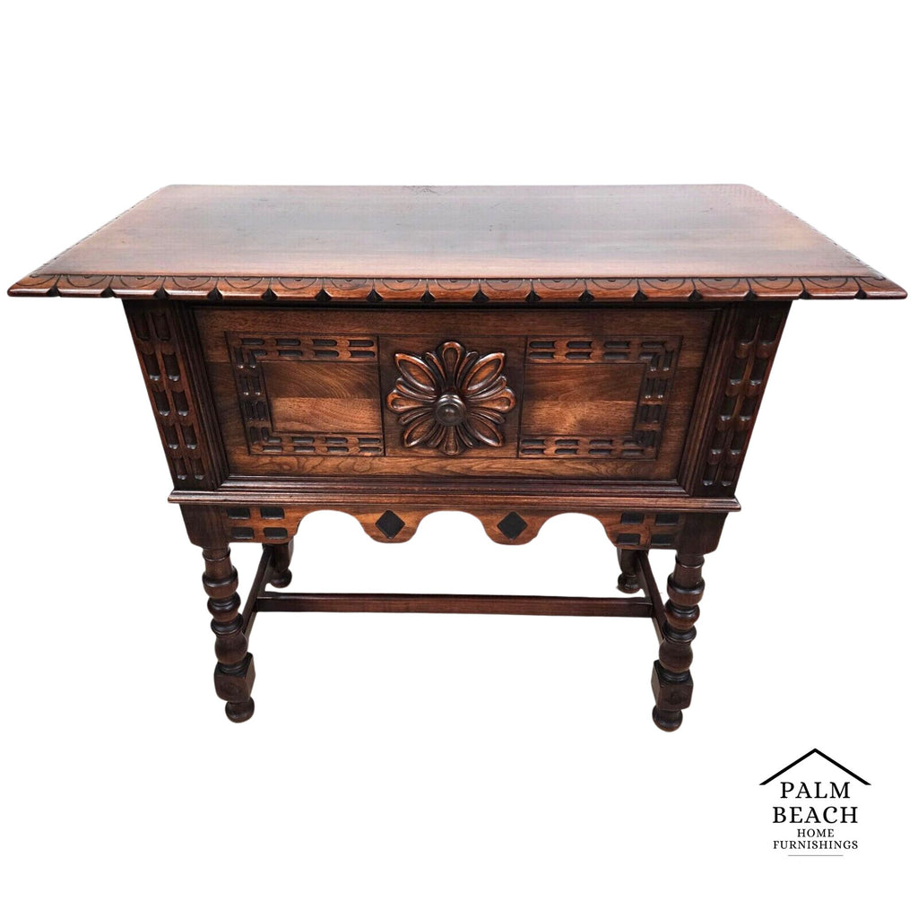 Antique Console Buffet Table Walnut by KITTINGER