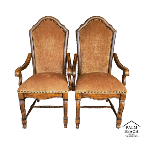 (2) MICHAEL AMINI Sedgewicke Dining Armchairs