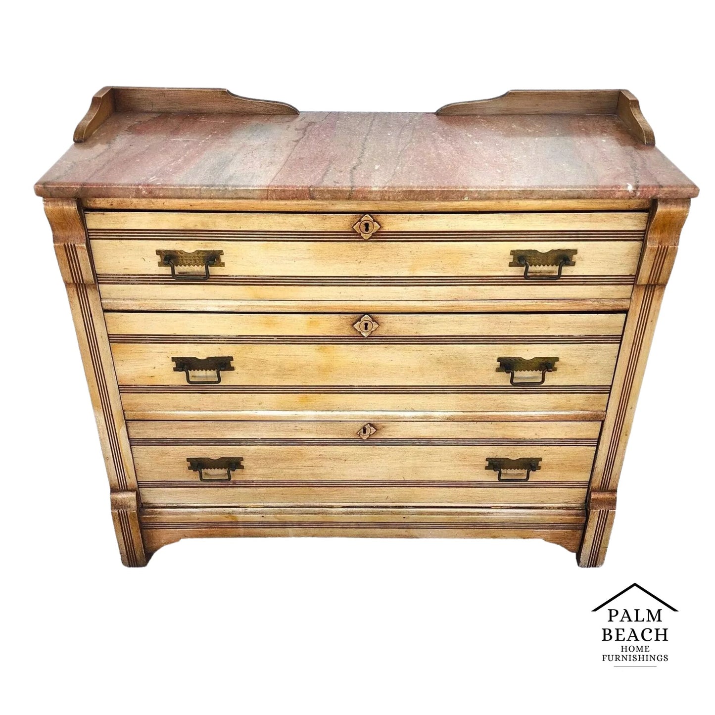 Antique Kent Coffey Buffet Sideboard Dresser Bar