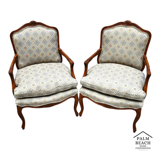 Vintage French Armchairs Louis XV