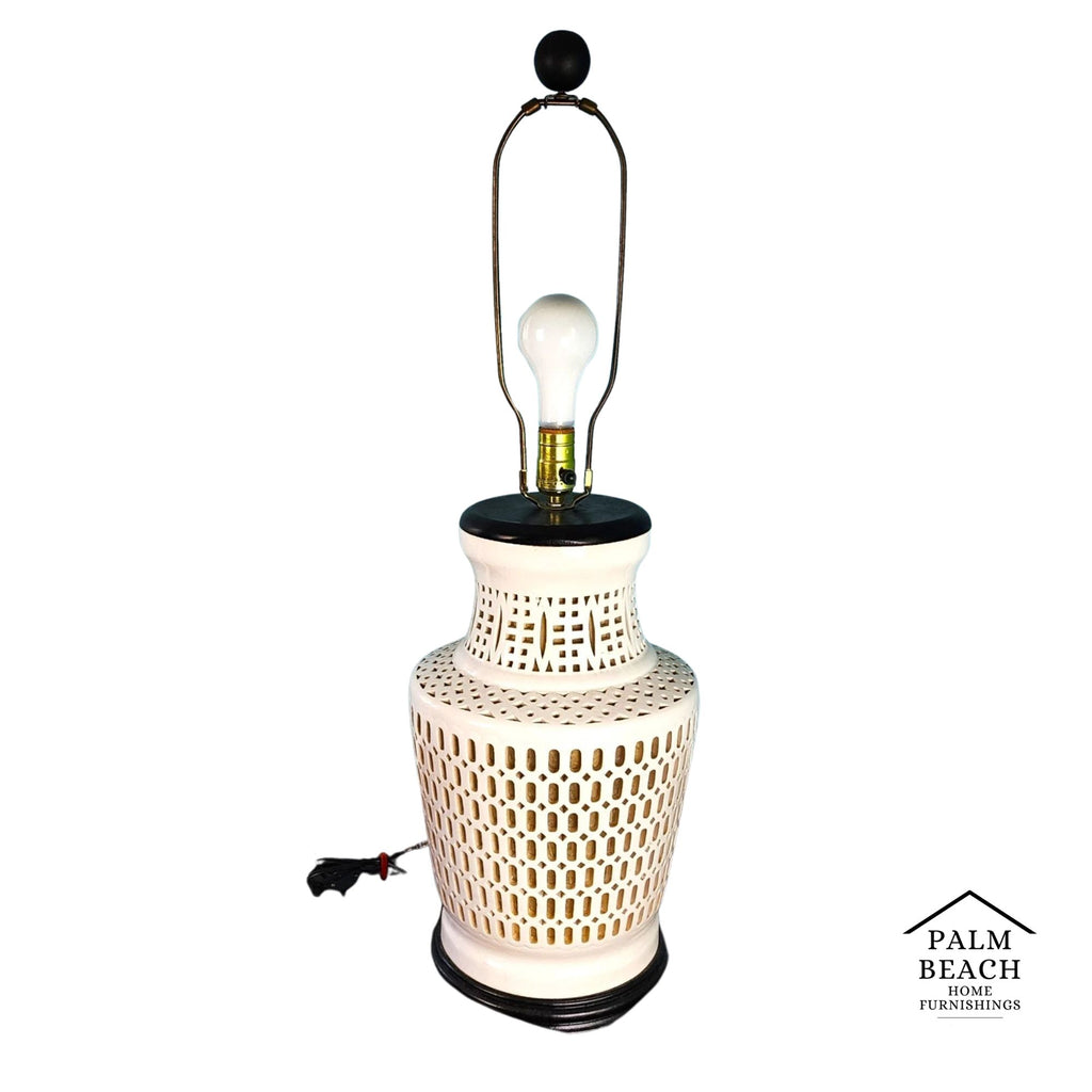 Blanc De Chine Table Lamp Porcelain with Internal Light