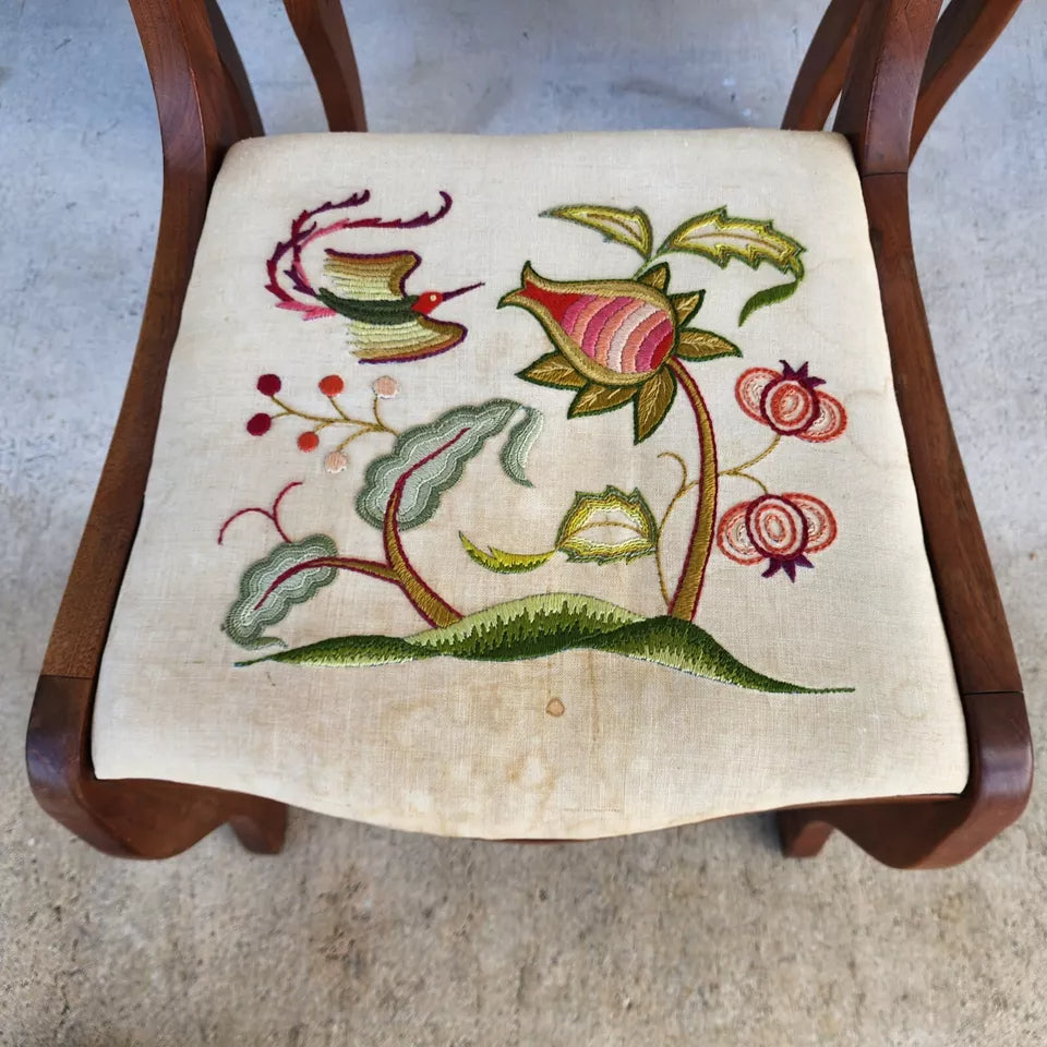 Tell City Mahogany Duncan Phyfe Rose Chairs