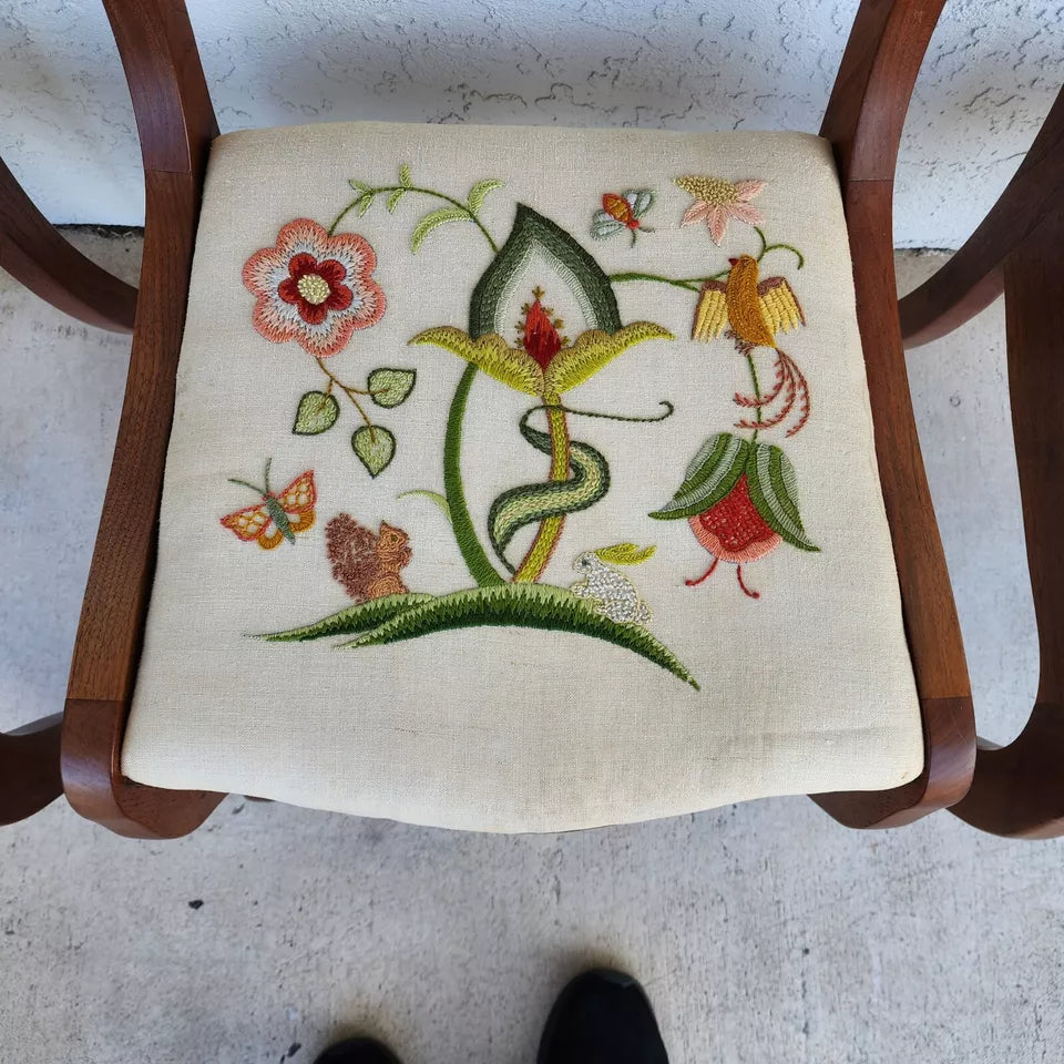 Tell City Mahogany Duncan Phyfe Rose Chairs