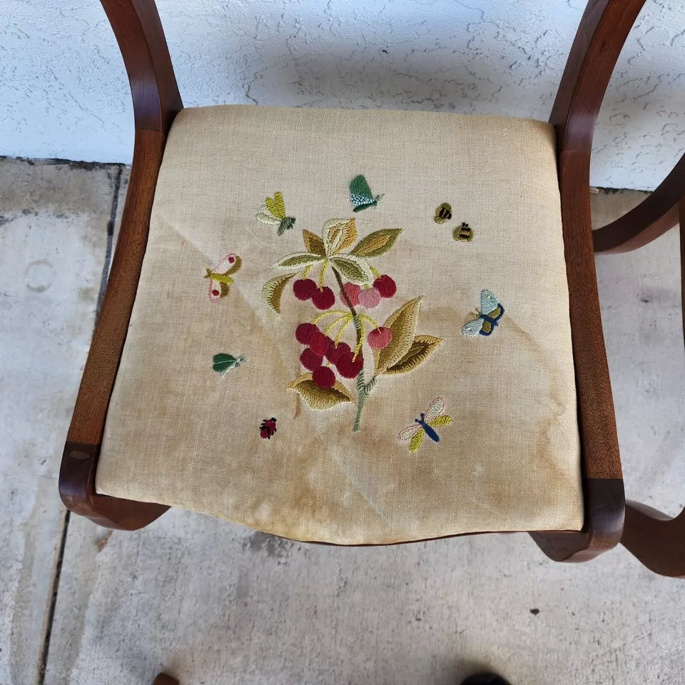 Tell City Mahogany Duncan Phyfe Rose Chairs