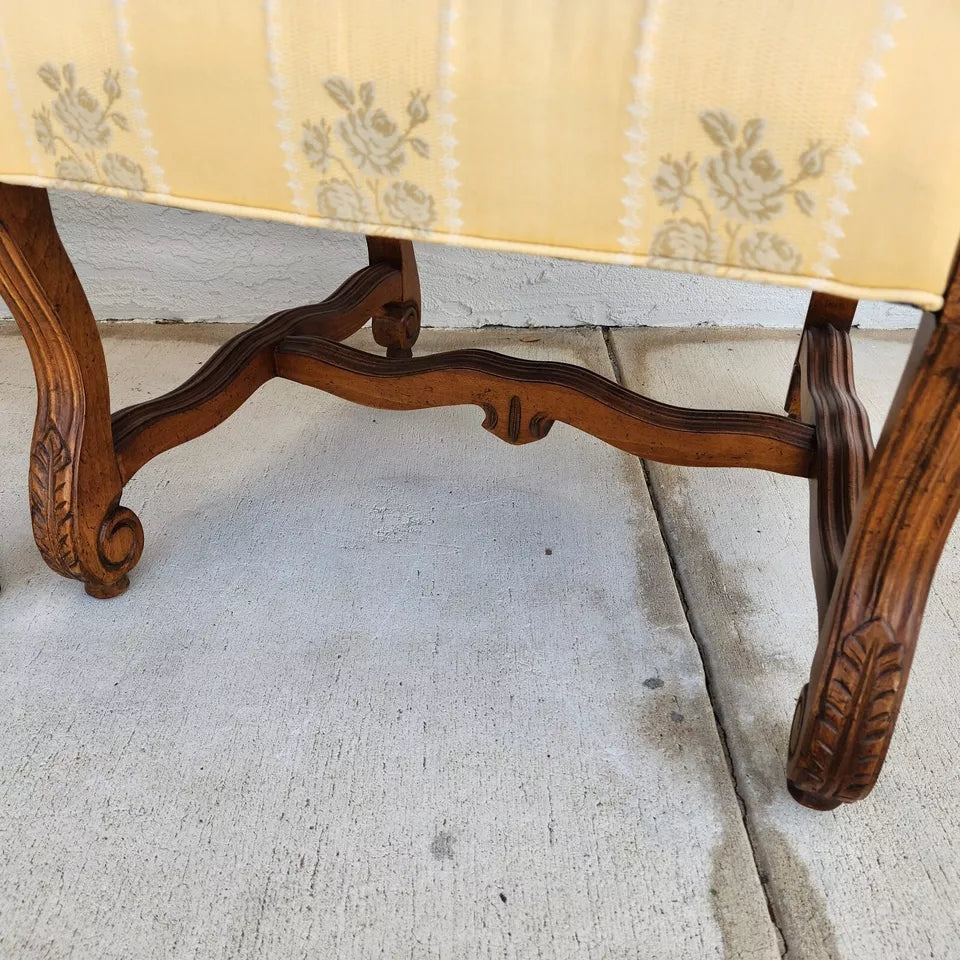 Drexel Heritage French Os de Mouton Armchairs