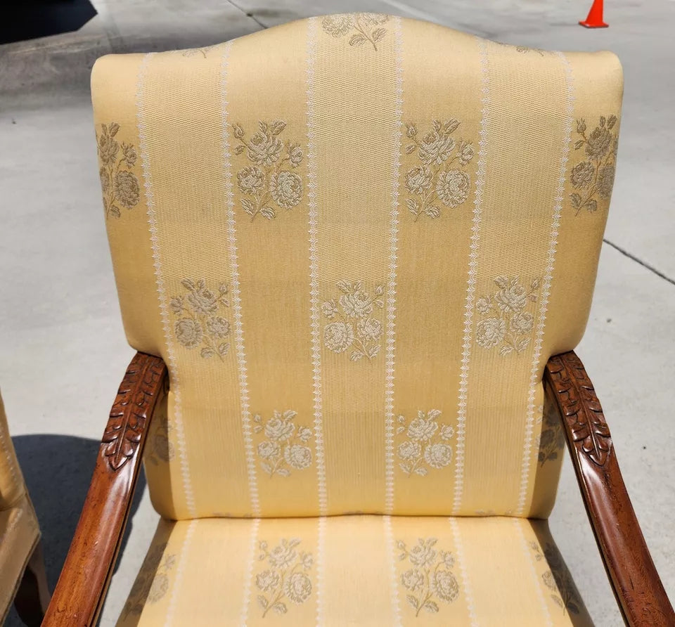 Drexel Heritage French Os de Mouton Armchairs