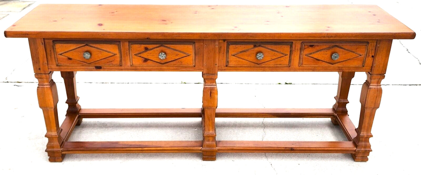 Huge Drexel Heritage Console Table 90"