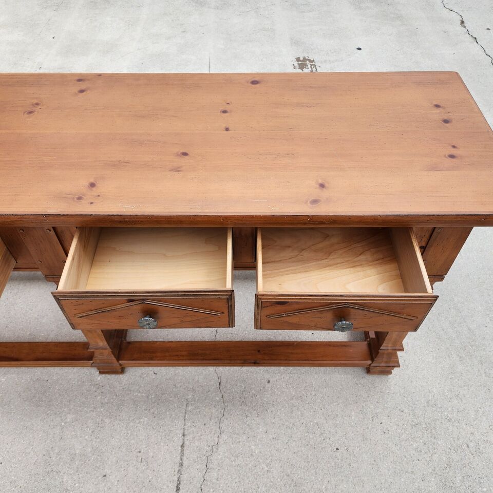 Huge Drexel Heritage Console Table 90"