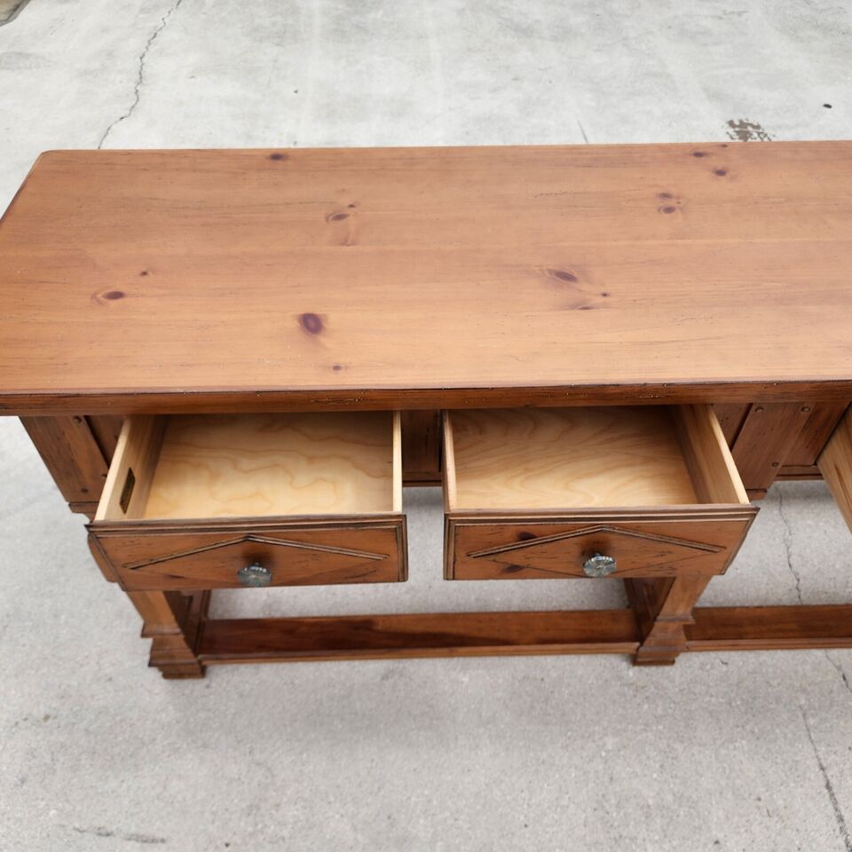 Huge Drexel Heritage Console Table 90"