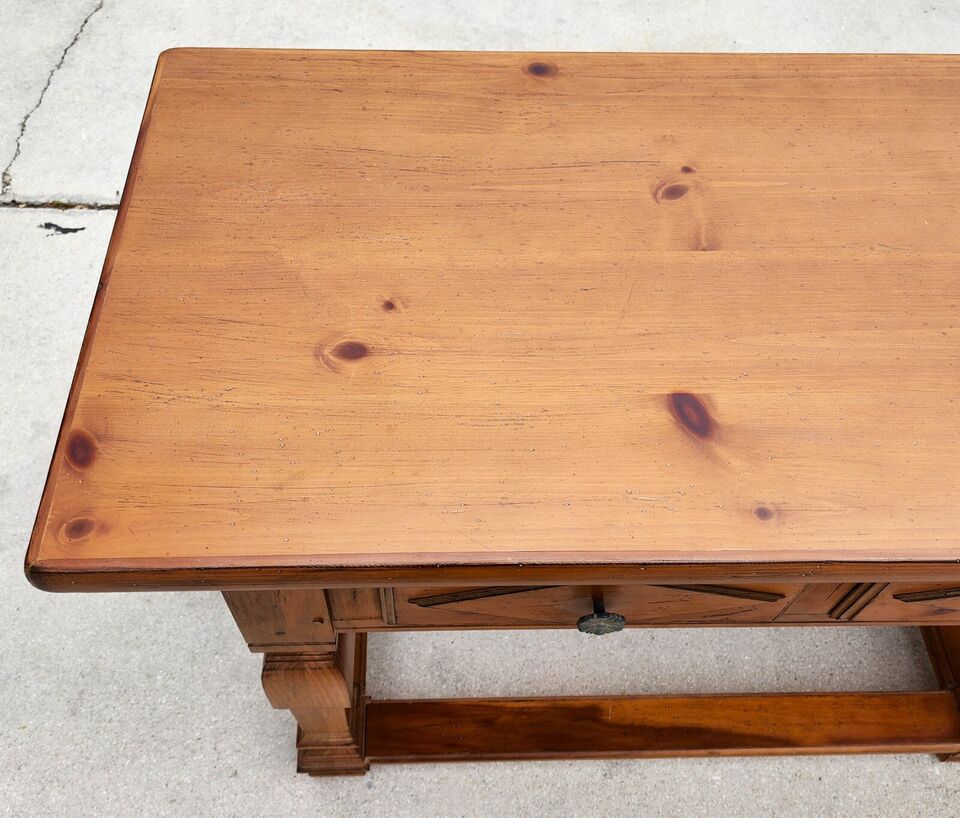 Huge Drexel Heritage Console Table 90"