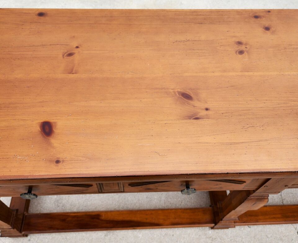 Huge Drexel Heritage Console Table 90"