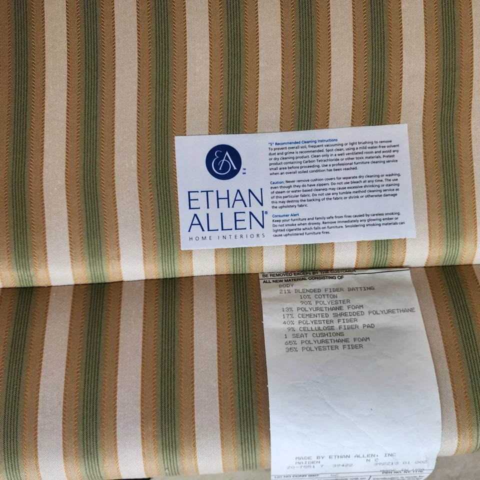 Ethan Allen English Armchairs Pair