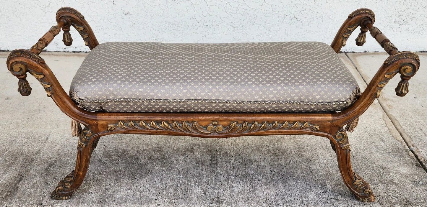 Vintage French Louis XV Bench