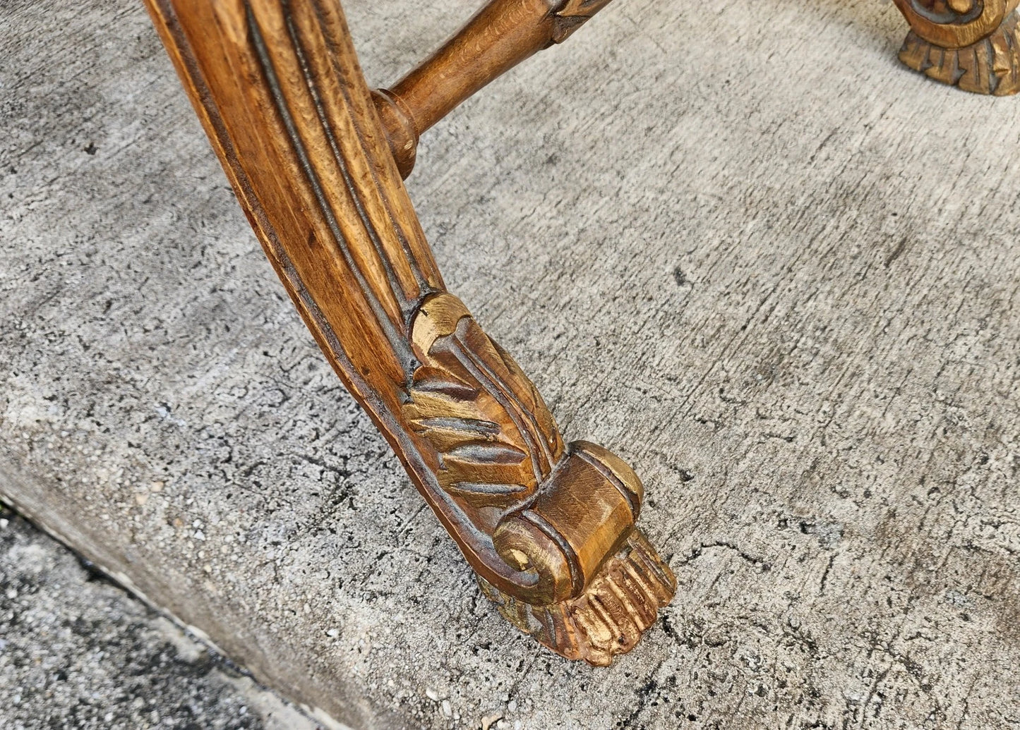 Vintage French Louis XV Bench