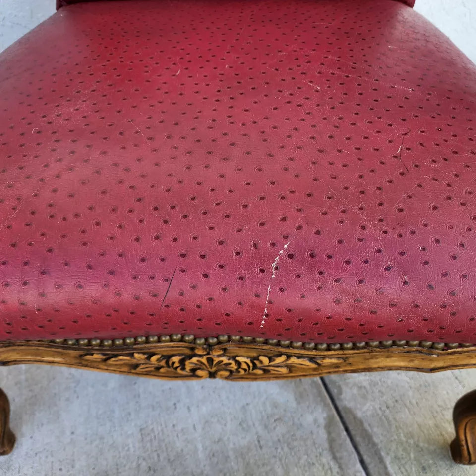 French Wingback Chairs by BAKER Pair