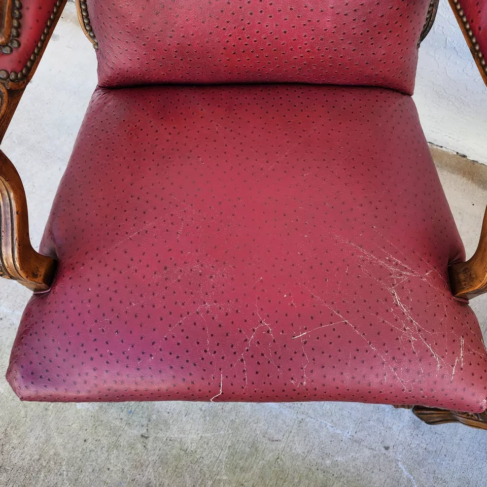 French Wingback Chairs by BAKER Pair