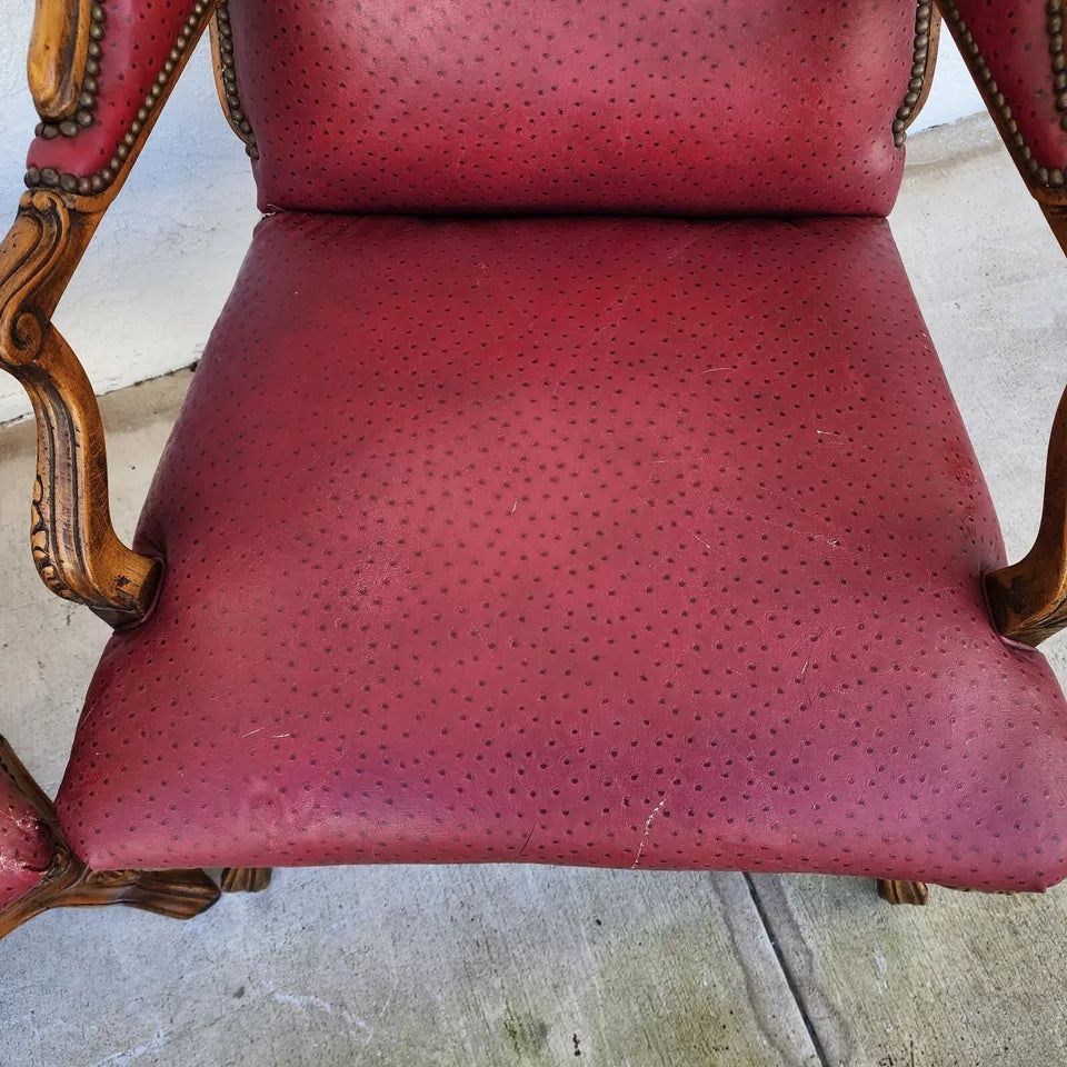 French Wingback Chairs by BAKER Pair