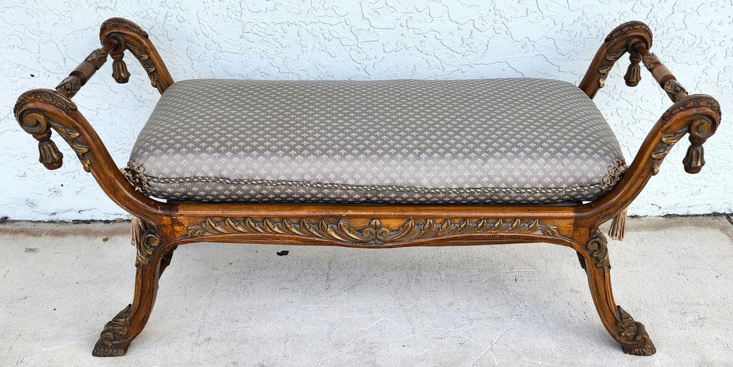 Vintage French Louis XV Bench