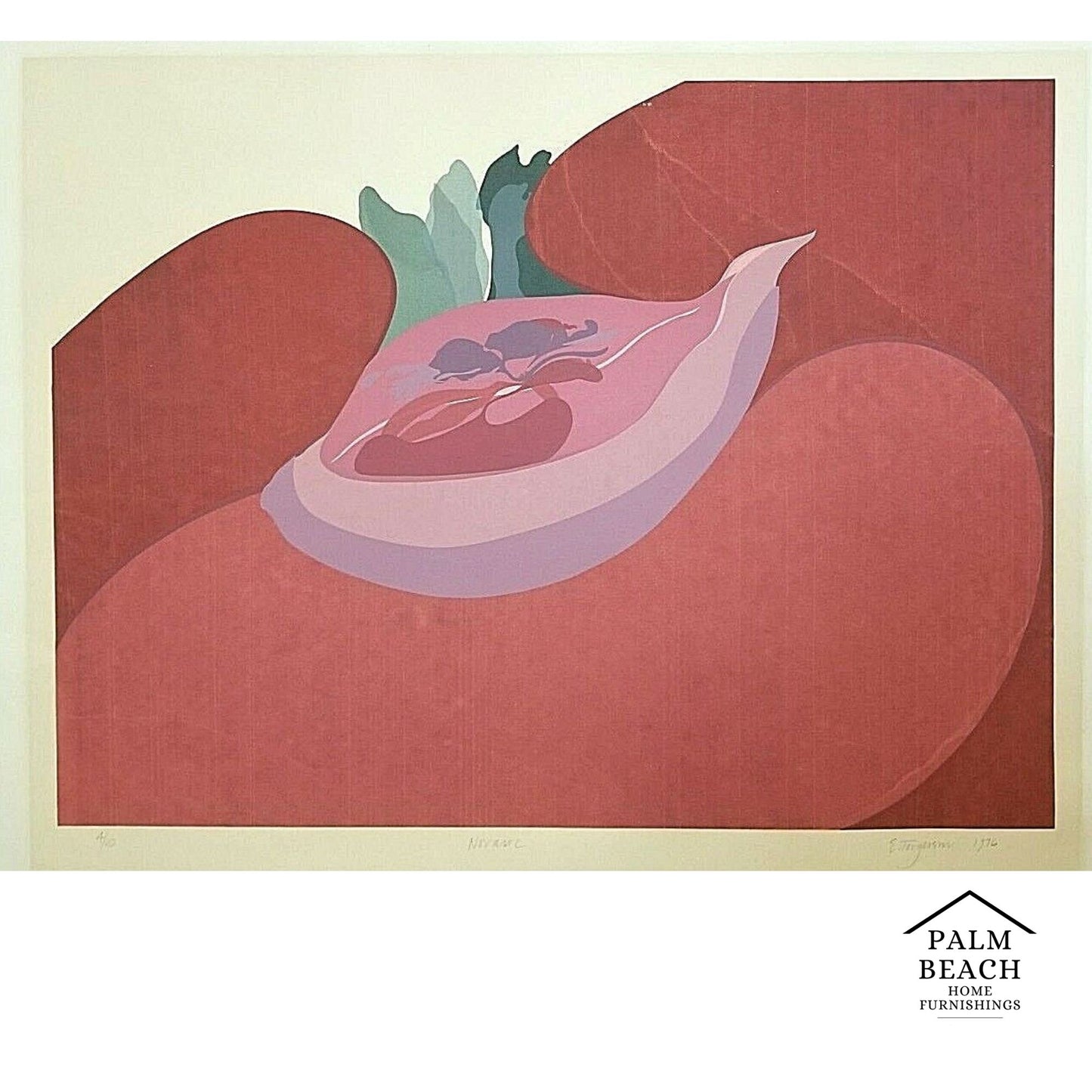 1976 EUGENIE TORGERSON Signed Titled Abstract Serigraph Silkscreen Lt Ed 4/10