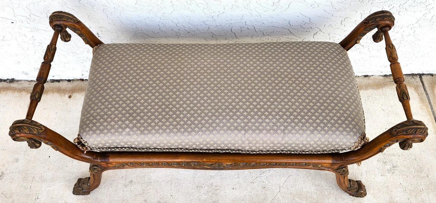 Vintage French Louis XV Bench