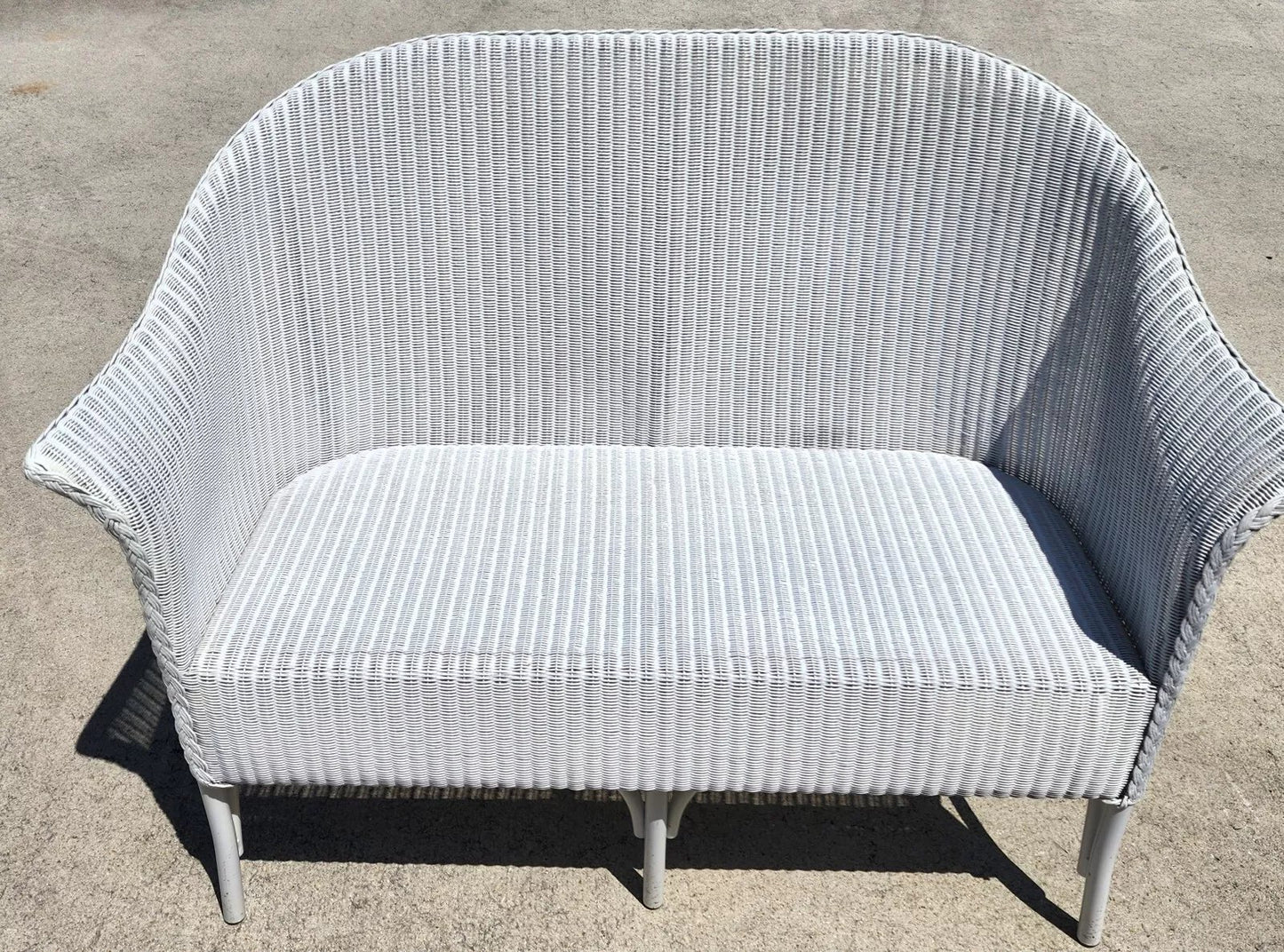 LLOYD FLANDERS Loom Wicker Settee
